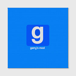 Холст квадратный Garrys Mod логотип, цвет: 3D-принт — фото 2