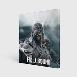 Холст квадратный Hellbound - Зов ада монстр, цвет: 3D-принт