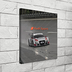 Холст квадратный Audi Sport Racing Team Short Track Car Racing Авто, цвет: 3D-принт — фото 2