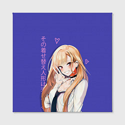 Холст квадратный Эта фарфоровая кукла влюбилась - Марин, цвет: 3D-принт — фото 2