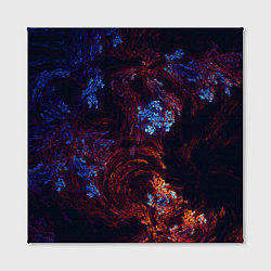 Холст квадратный Синие и Красные Коралловые Рифы, цвет: 3D-принт — фото 2