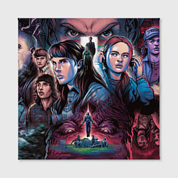 Холст квадратный Stranger Things 4 Векна и Все, цвет: 3D-принт — фото 2