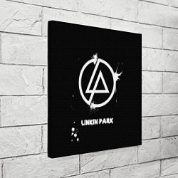 Холст квадратный Linkin Park логотип краской, цвет: 3D-принт — фото 2