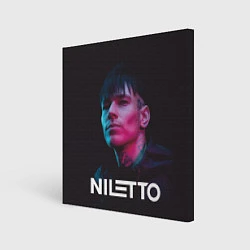 Холст квадратный Нилетто - портрет, цвет: 3D-принт