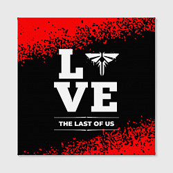 Холст квадратный The Last Of Us Love Классика, цвет: 3D-принт — фото 2
