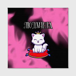 Холст квадратный Людмила КОШКА Огонь, цвет: 3D-принт — фото 2