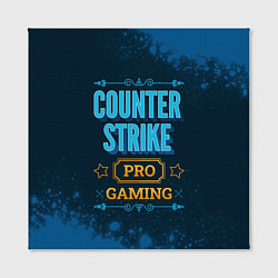 Холст квадратный Игра Counter Strike: PRO Gaming, цвет: 3D-принт — фото 2