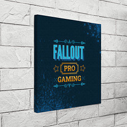 Холст квадратный Игра Fallout: PRO Gaming, цвет: 3D-принт — фото 2