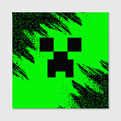 Холст квадратный Minecraft squares, цвет: 3D-принт — фото 2