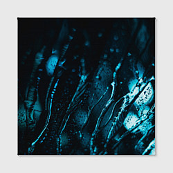 Холст квадратный Огни в каплях дождя, цвет: 3D-принт — фото 2