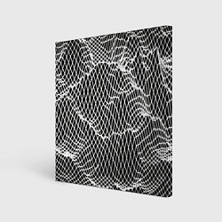 Картина квадратная Сетчатая текстура ткани