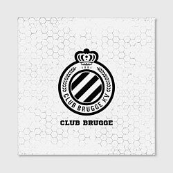 Холст квадратный Club Brugge sport на светлом фоне, цвет: 3D-принт — фото 2