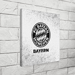 Холст квадратный Bayern с потертостями на светлом фоне, цвет: 3D-принт — фото 2