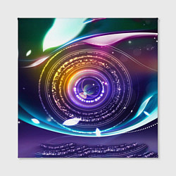 Холст квадратный Глаз Вселенной, цвет: 3D-принт — фото 2