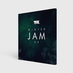 Холст квадратный Winter Jam EP - Thousand Foot Krutch, цвет: 3D-принт