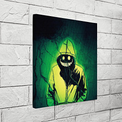 Холст квадратный Halloween - призрак в плаще, цвет: 3D-принт — фото 2