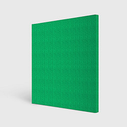 Холст квадратный Зеленый вязаный свитер, цвет: 3D-принт