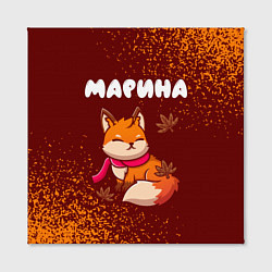 Холст квадратный Марина осенняя лисичка, цвет: 3D-принт — фото 2