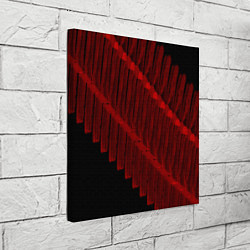 Холст квадратный Красный маркер, цвет: 3D-принт — фото 2