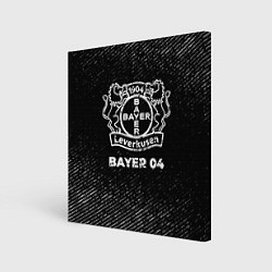 Холст квадратный Bayer 04 с потертостями на темном фоне, цвет: 3D-принт