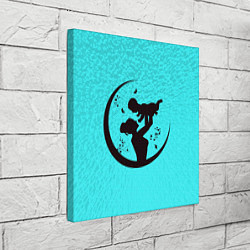 Холст квадратный Дитя с мамой, цвет: 3D-принт — фото 2