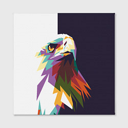 Холст квадратный Орел-птица гордая, цвет: 3D-принт — фото 2
