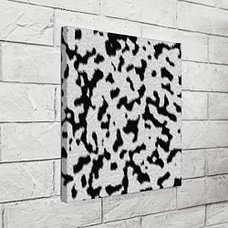 Холст квадратный Далматин - текстура, цвет: 3D-принт — фото 2