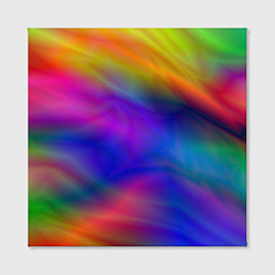 Холст квадратный Оранжево-синяя туманность, цвет: 3D-принт — фото 2