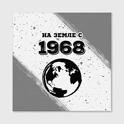 Холст квадратный На Земле с 1968: краска на светлом, цвет: 3D-принт — фото 2