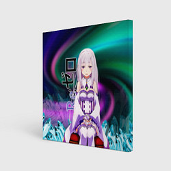 Картина квадратная Re: Zero - Emilia
