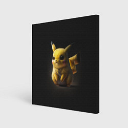 Холст квадратный Pika, цвет: 3D-принт