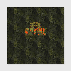 Холст квадратный Борис камуфляж, цвет: 3D-принт — фото 2