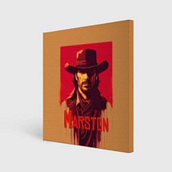 Холст квадратный John Marston poster, цвет: 3D-принт