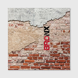 Холст квадратный Старая кирпичная стена - Бронкс, цвет: 3D-принт — фото 2