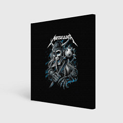 Холст квадратный Metallica - Викинг, цвет: 3D-принт