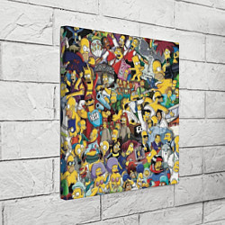 Холст квадратный Simpsonhistory, цвет: 3D-принт — фото 2