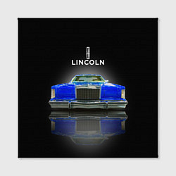 Холст квадратный Американский роскошный автомобиль Lincoln Continen, цвет: 3D-принт — фото 2