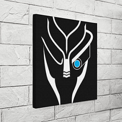 Холст квадратный Mass Effect Garrus Art, цвет: 3D-принт — фото 2