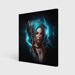 Холст квадратный Jinx legends, цвет: 3D-принт