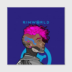 Холст квадратный RimWorld персонаж, цвет: 3D-принт — фото 2