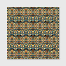 Холст квадратный Обтекаемый узор в стиле Артдеко, цвет: 3D-принт — фото 2
