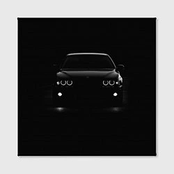 Холст квадратный BMW in the dark, цвет: 3D-принт — фото 2