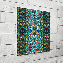 Холст квадратный Сказочная мозаика, цвет: 3D-принт — фото 2