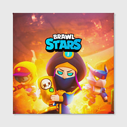 Холст квадратный Mortis пират Brawl Stars, цвет: 3D-принт — фото 2