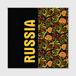 Холст квадратный Russia хохлома, цвет: 3D-принт — фото 2
