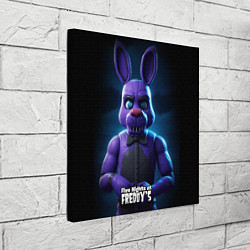 Холст квадратный Five Nights at Freddys Bonnie, цвет: 3D-принт — фото 2