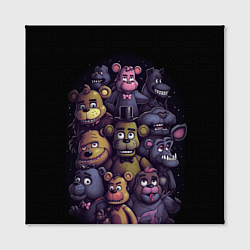 Холст квадратный Five Nights at Freddys art, цвет: 3D-принт — фото 2