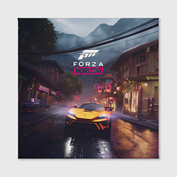 Холст квадратный Forza horizon racing, цвет: 3D-принт — фото 2