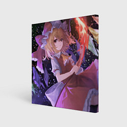 Холст квадратный Touhou Project Flandre Scarlet, цвет: 3D-принт