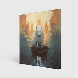Холст квадратный Великий волк Сиф, цвет: 3D-принт